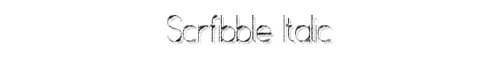 ScrFIBbLE Italic police